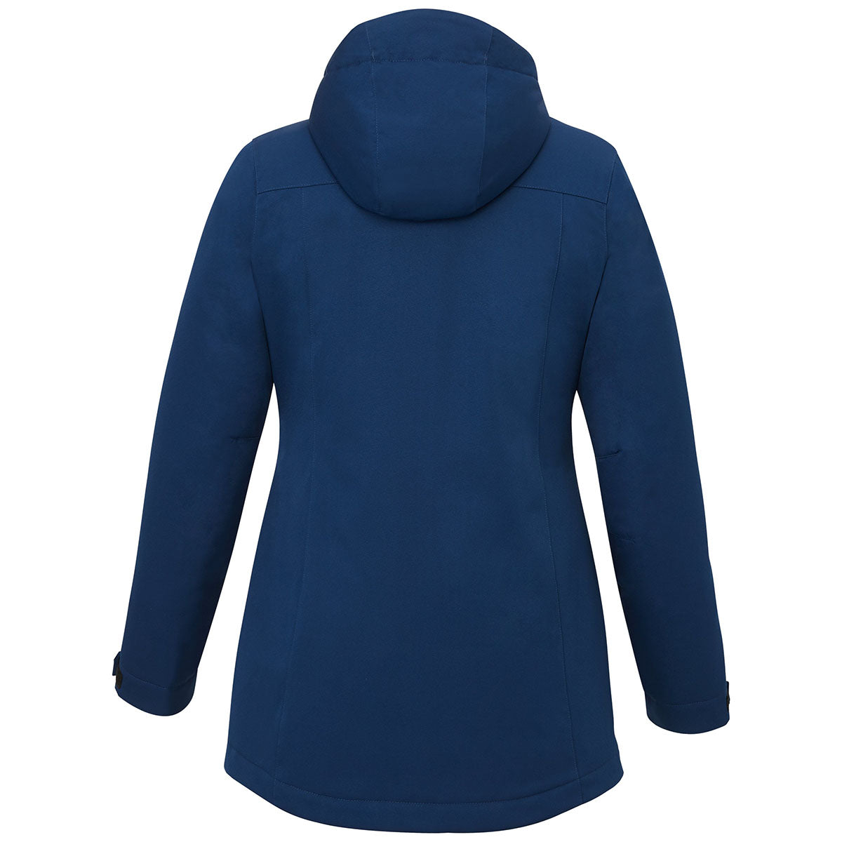 Elevate Elevate Women's River Blue Lena Eco Water Repellent Insulated Jacket With Hoodie