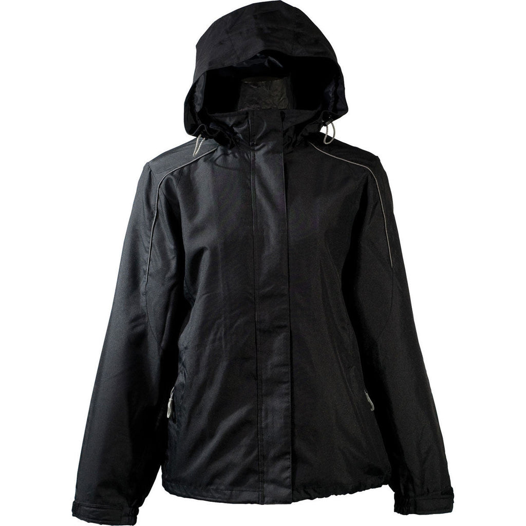 Elevate Elevate Women's Black Valencia 3-in-1 Jacket