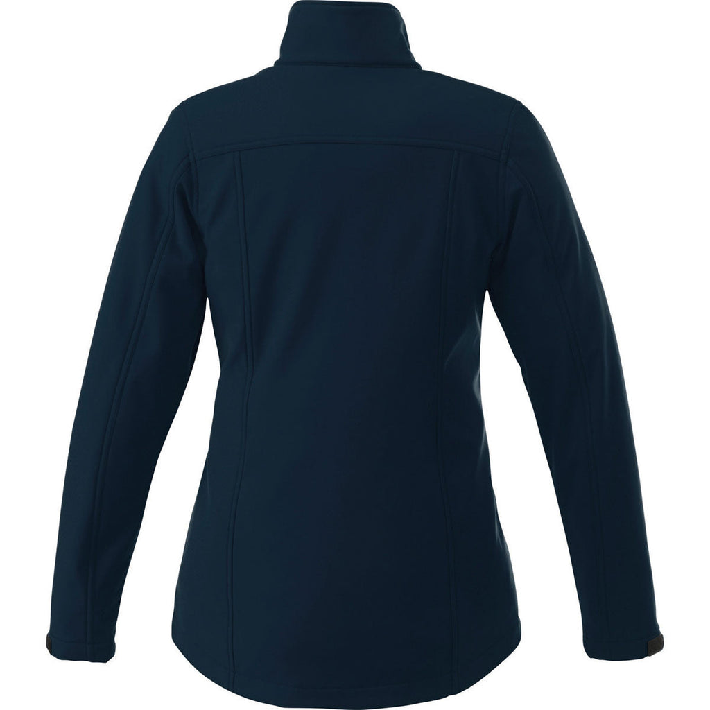 Elevate Classic Elevate Women's Navy Maxon Softshell Jacket