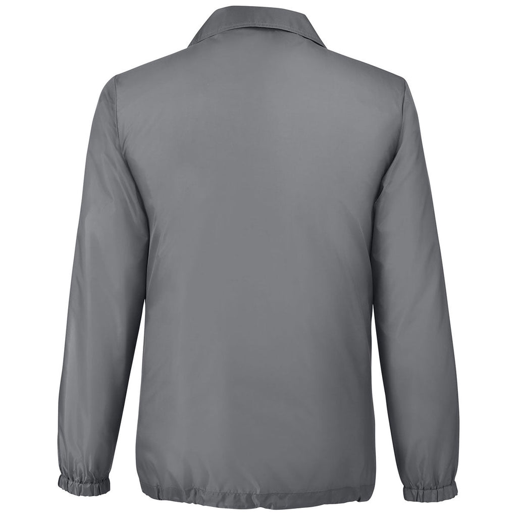 Team 365 Team 365 Unisex Sport Graphite Zone Protect Coaches Jacket