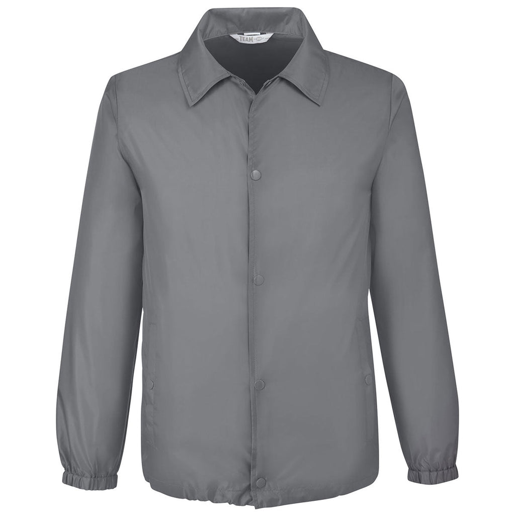 Team 365 Team 365 Unisex Sport Graphite Zone Protect Coaches Jacket