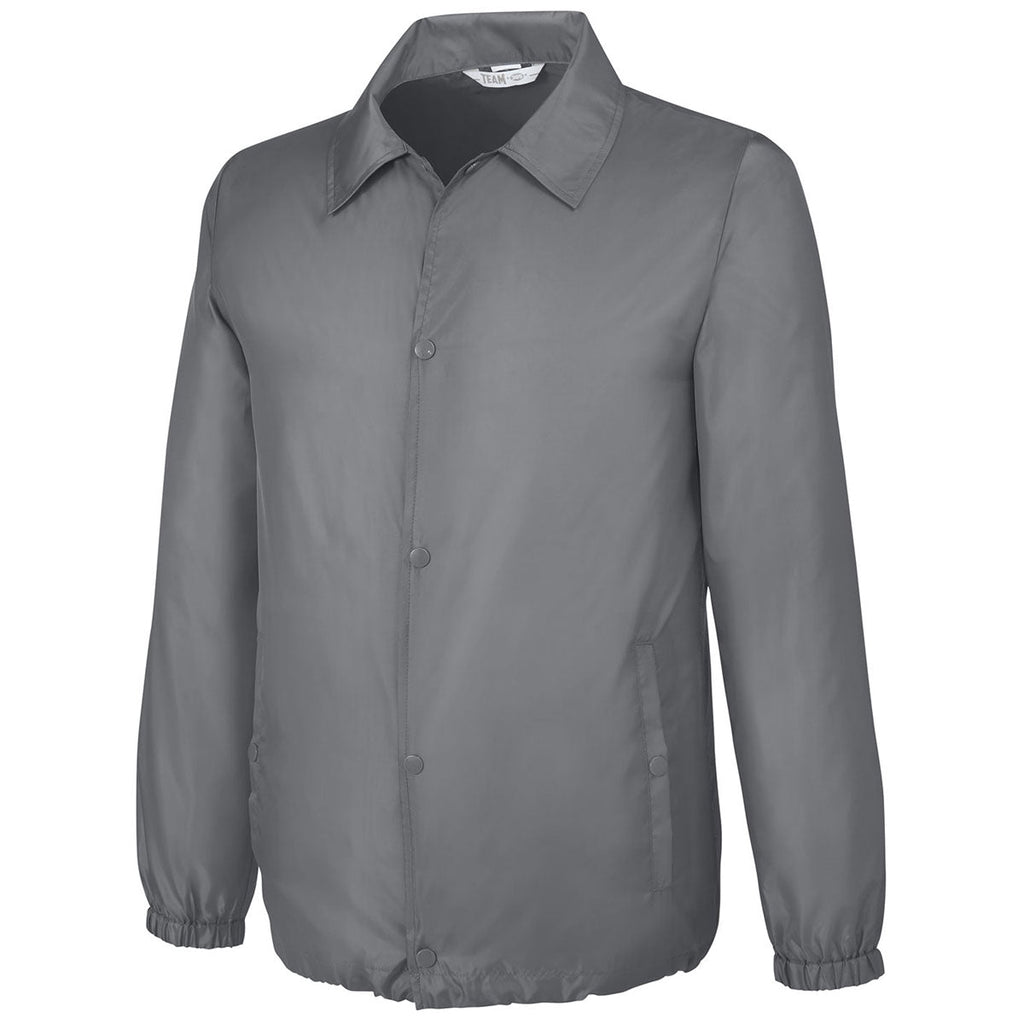 Team 365 Team 365 Unisex Sport Graphite Zone Protect Coaches Jacket