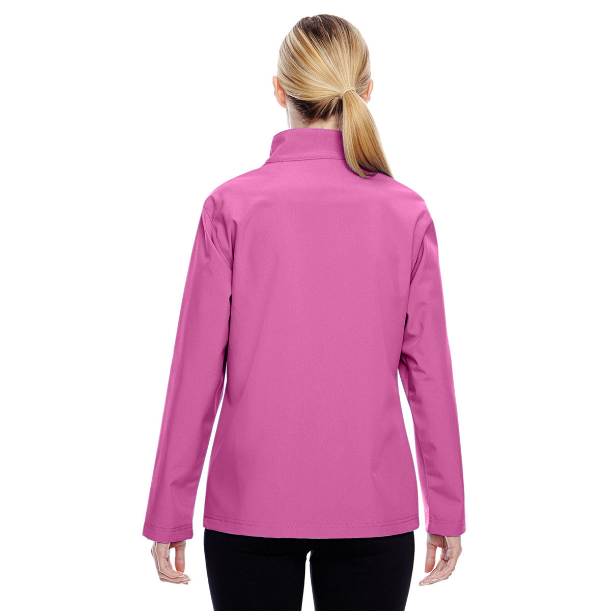 Team 365 Authentic Team 365 Women's Sport Charity Pink Leader Soft Shell Jacket
