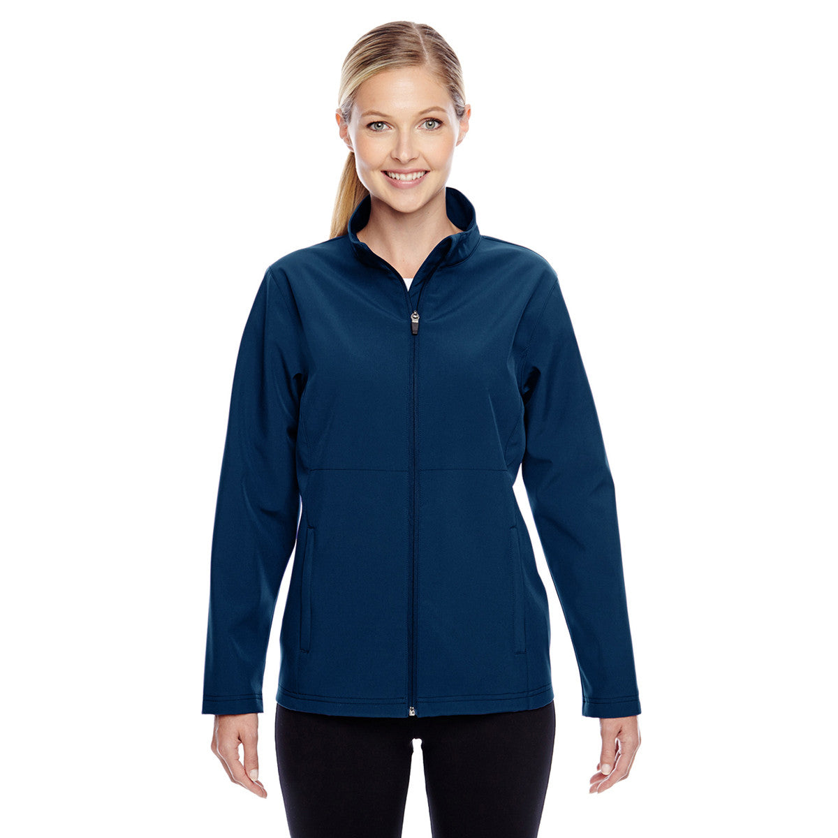 Team 365 Classic Team 365 Women's Sport Dark Navy Leader Soft Shell Jacket