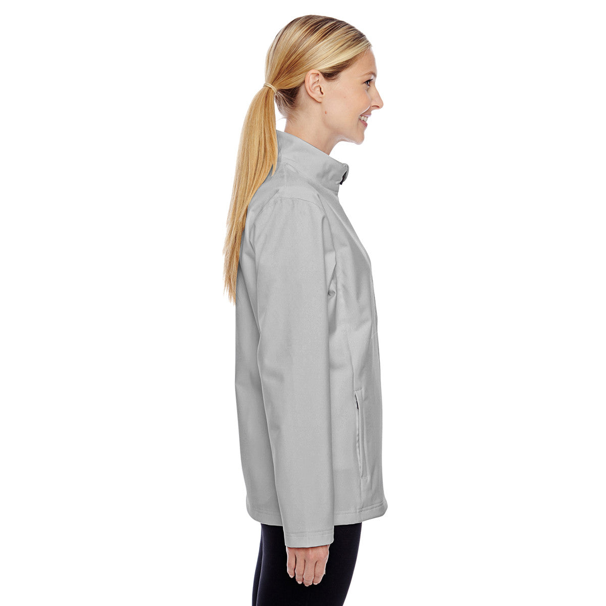 Team 365 Authentic Team 365 Women's Sport Silver Leader Soft Shell Jacket