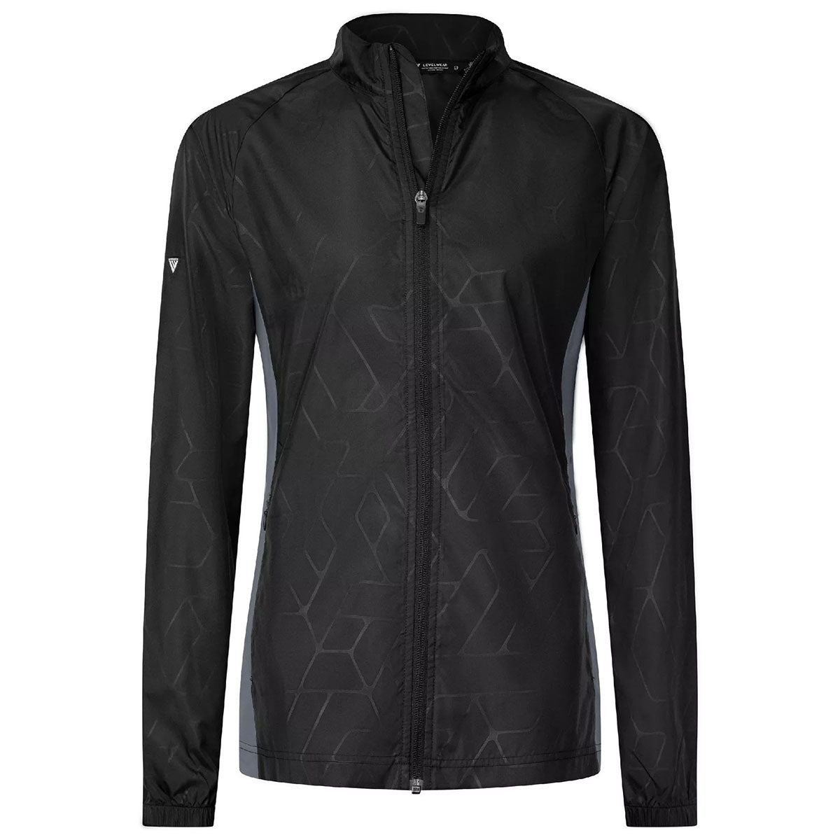 Levelwear Levelwear Women's Black/Pebble Band Windbreaker