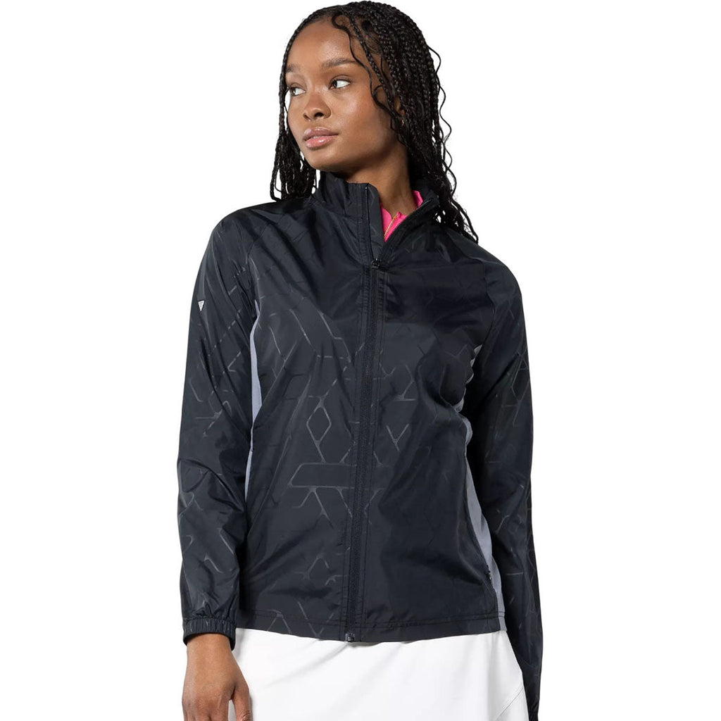 Levelwear Levelwear Women's Black/Pebble Band Windbreaker