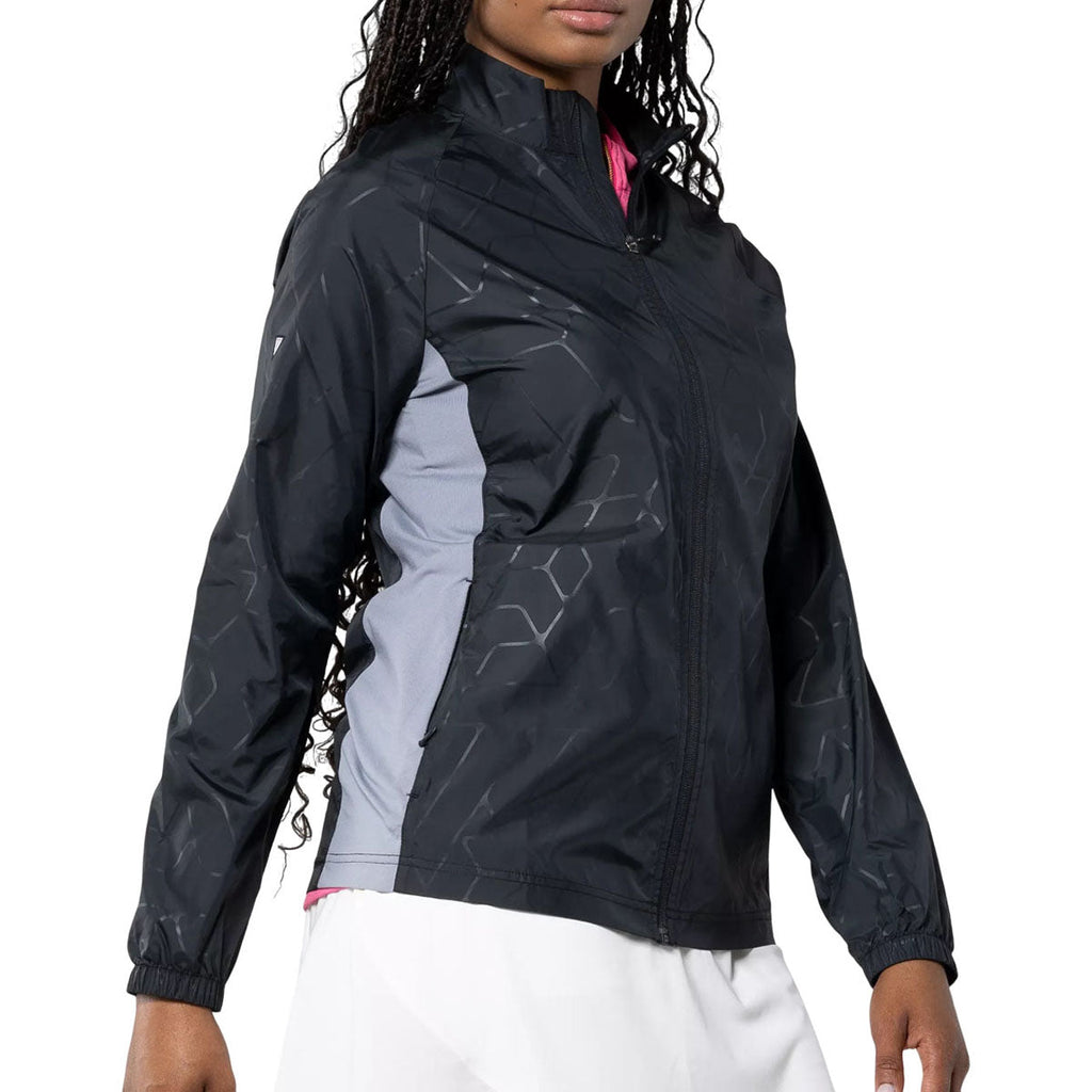 Levelwear Levelwear Women's Black/Pebble Band Windbreaker