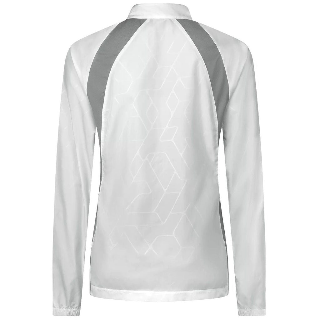 Levelwear Levelwear Women's White/Pebble Band Windbreaker