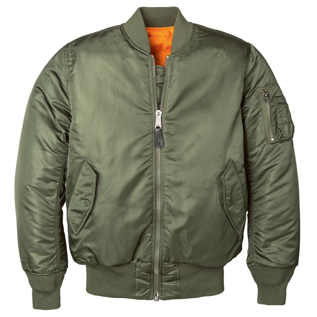Alpha Industries Alpha Industries Women's Sage Green MA-1 Flight Jacket