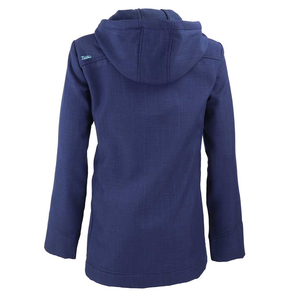 Zusa 48-Hour Zusa Women's Navy Cross-Hatch Wanderlust Traveler Jacket
