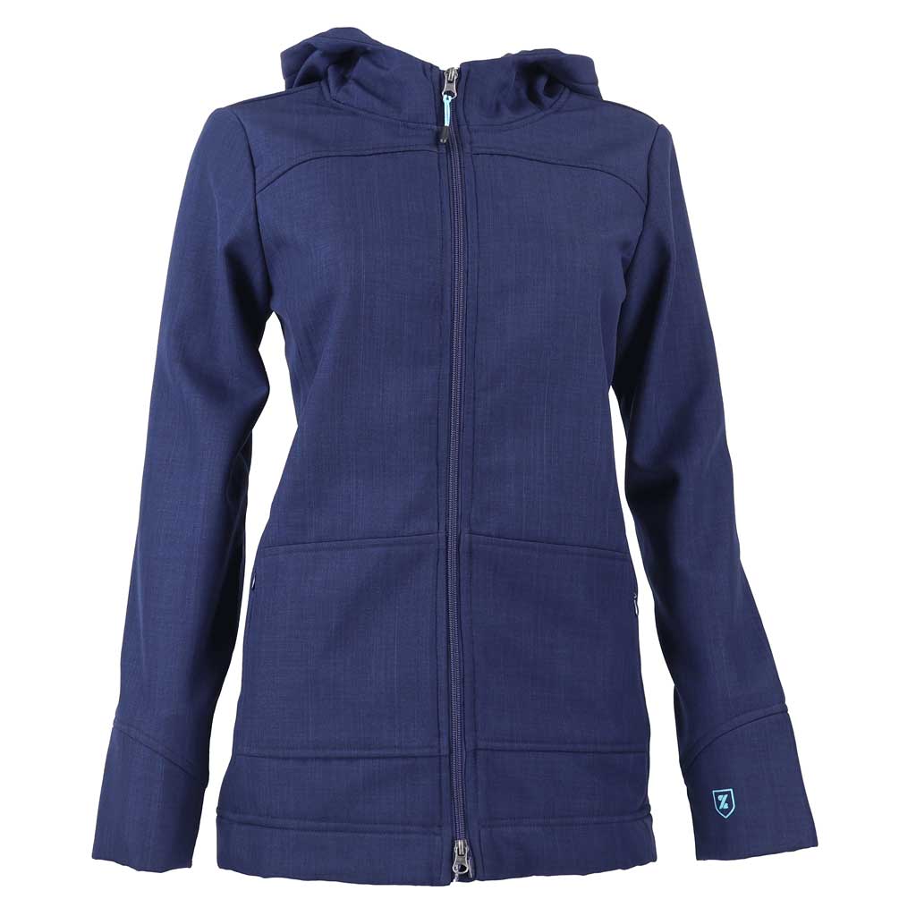 Zusa 48-Hour Zusa Women's Navy Cross-Hatch Wanderlust Traveler Jacket