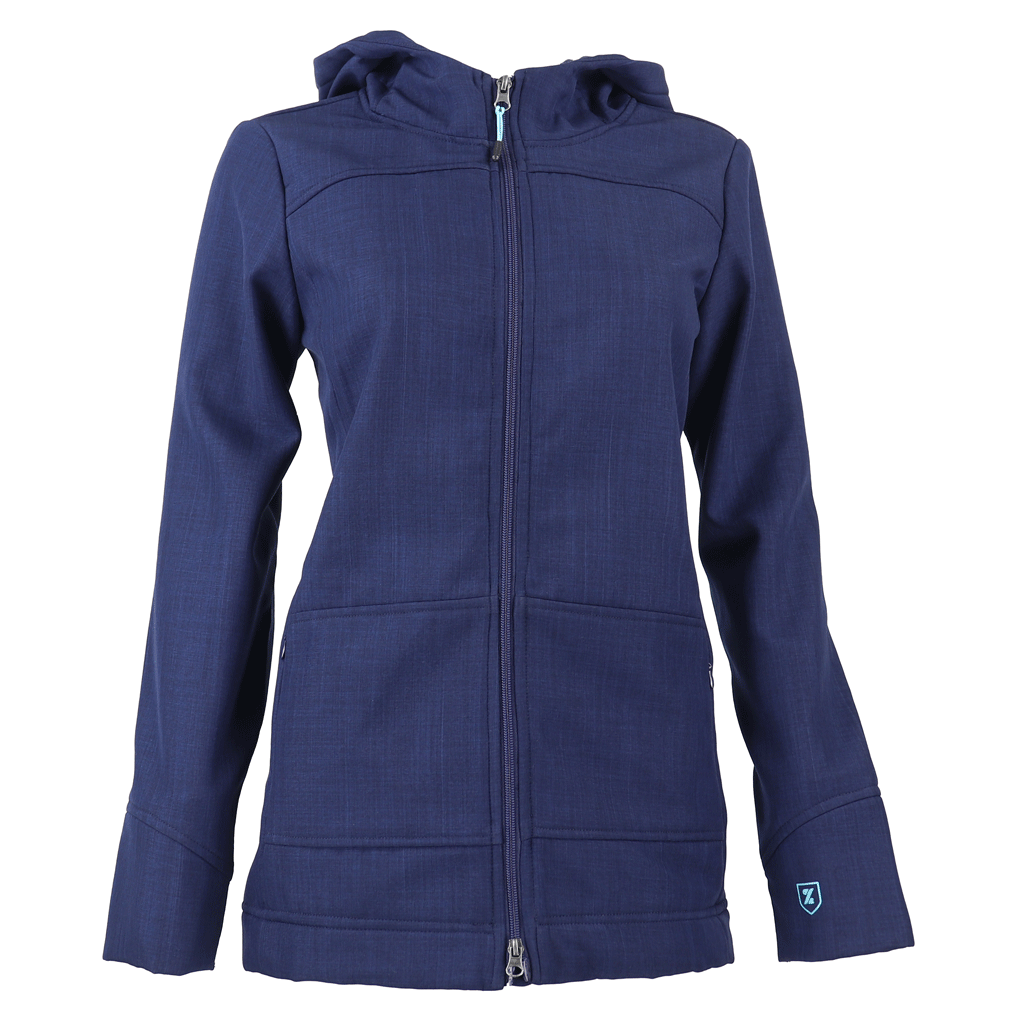 Zusa Authentic Zusa Women's Navy Cross-Hatch Wanderlust Traveler Jacket
